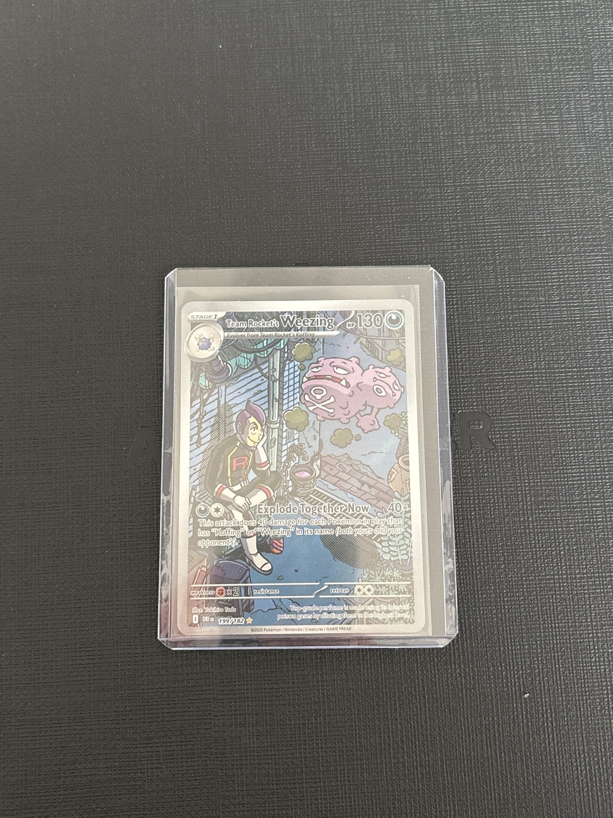 Weezing Pokémon kaart (Full Art), Ophalen, Zo goed als nieuw, Losse kaart