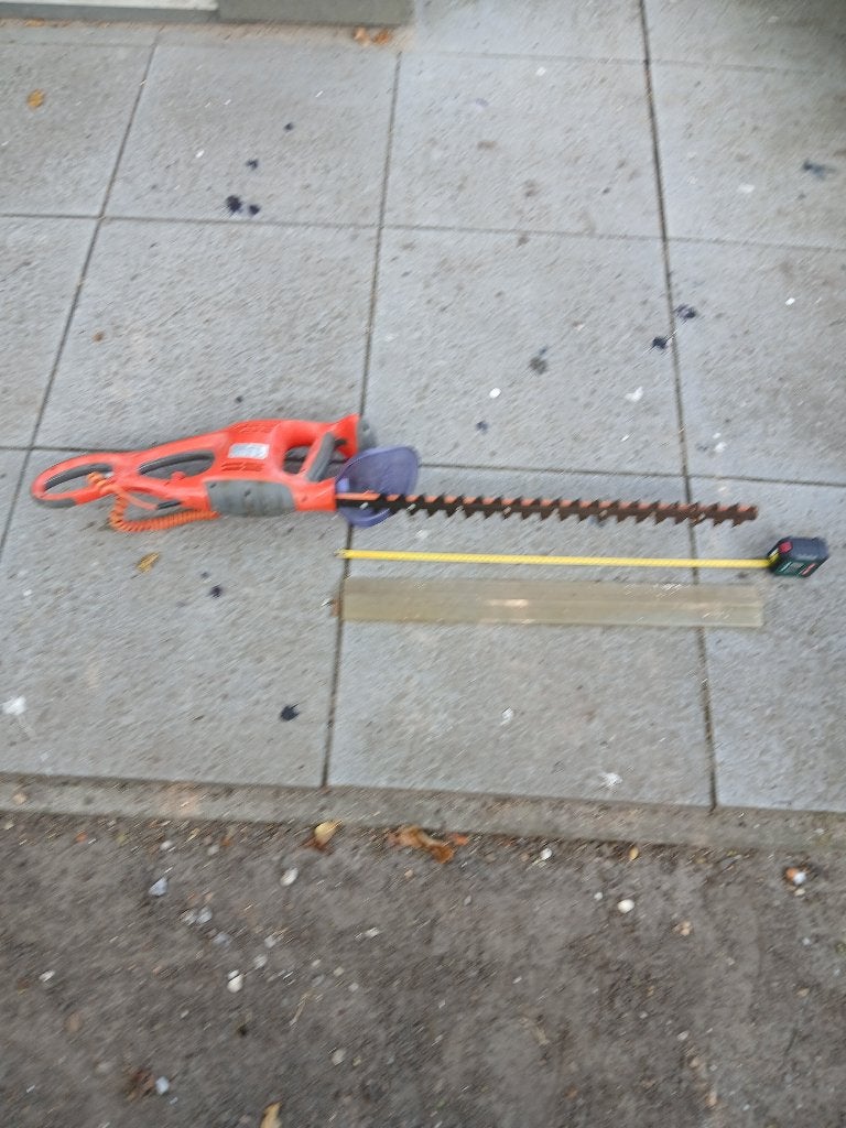 Electrische heggenschaar Flymo, 70 cm. zaag, Ophalen, Gebruikt, Elektrisch, Flymo