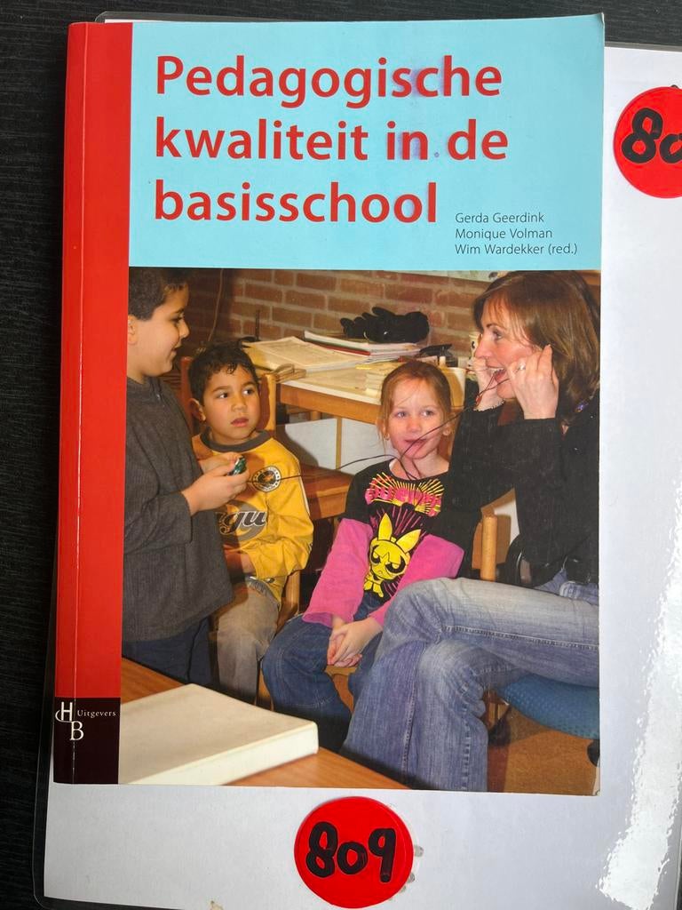 Pedagogische kwaliteit in de basisschool, Boeken, Ophalen of Verzenden, Gamma, Zo goed als nieuw, HBO