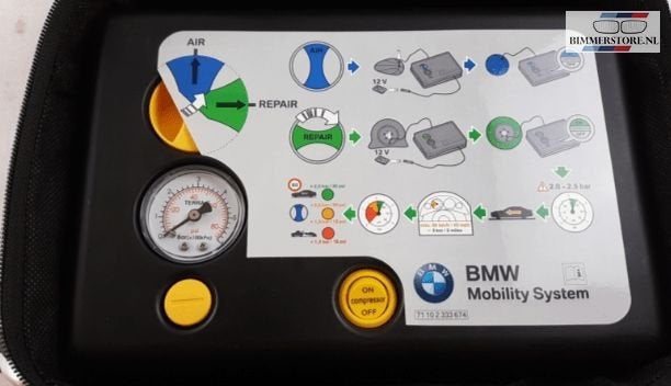 Banden tirefit kit banden reparatie set compressor BMW 71102, -, -, Nieuw, Ophalen of Verzenden