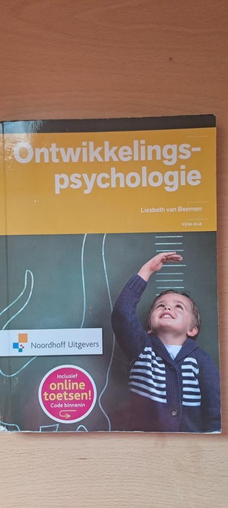 Ontwikkelingspsychologie studieboek 5e druk, Zo goed als nieuw, Liesbeth van Beemen, Gamma, HBO