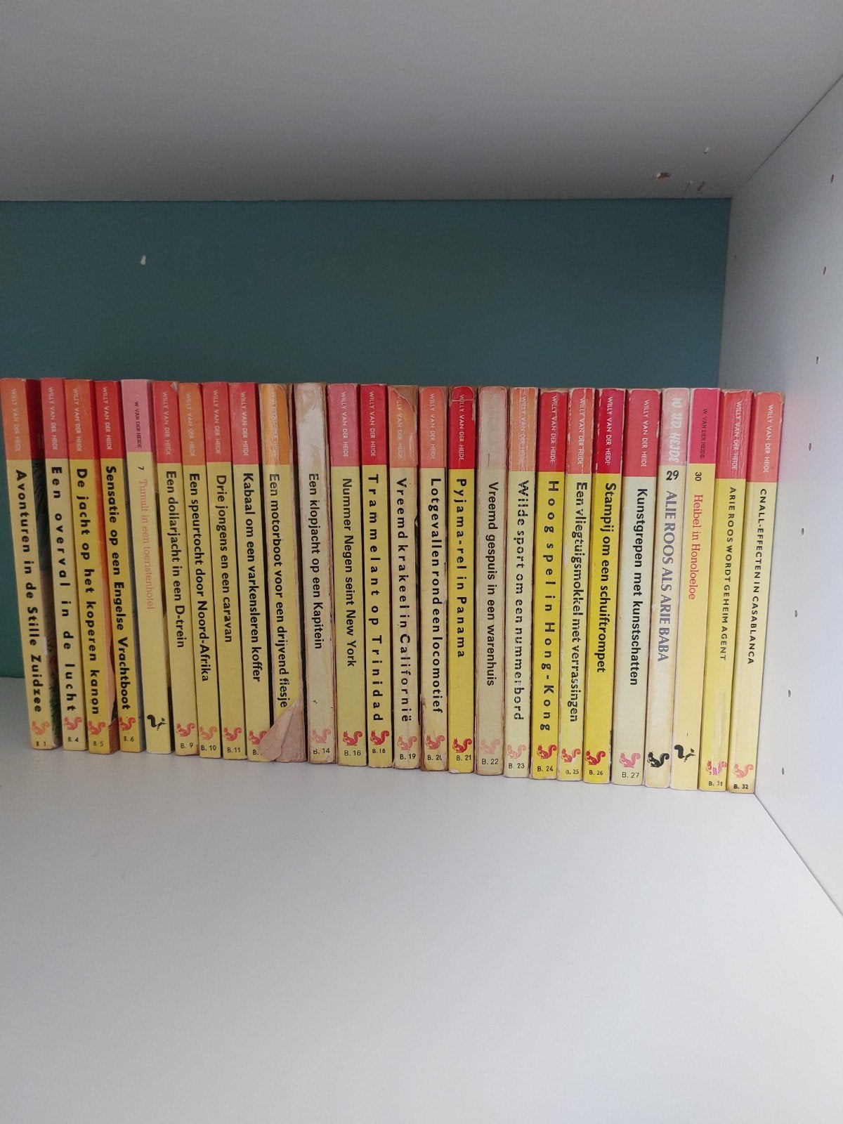 Boekjes over Bob Evers - Willy van der Heide - 26 deeltjes, Boeken, Ophalen, Gelezen, Willy van der Heide