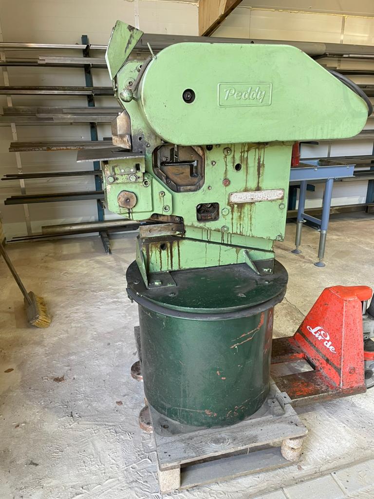 Pons knip machine Peddinghaus, Ophalen