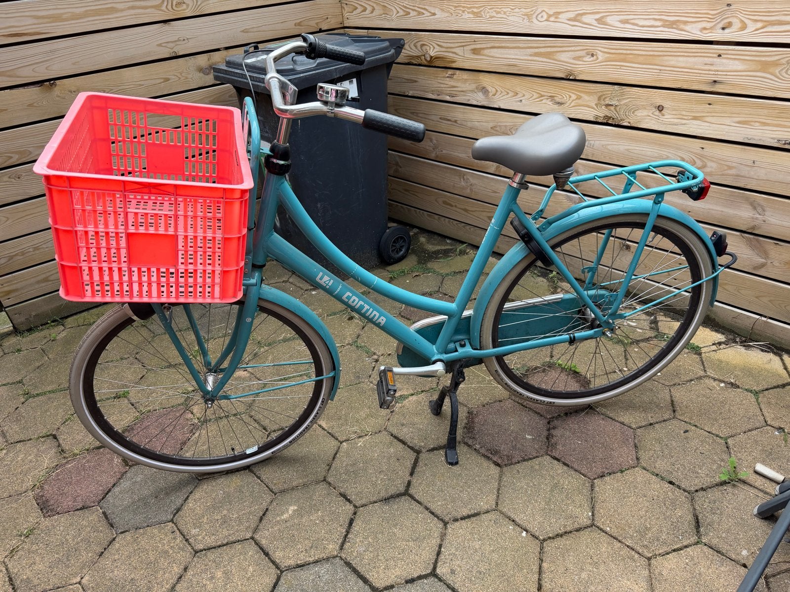 Cortina U4 Transportfiets - 3 versnellingen, recent onderhou, Terugtraprem, Gebruikt, Versnellingen, 50 tot 53 cm