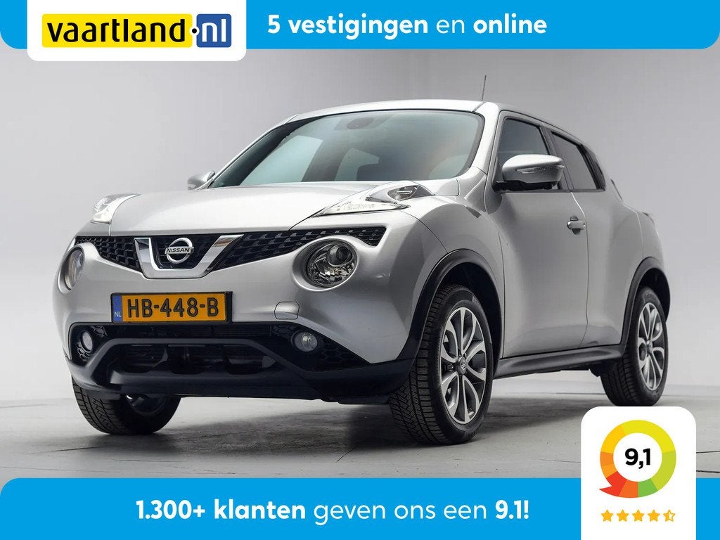 Nissan Juke 1.6 Connect Edition Aut. [ Navi 360°-camera Tre, Auto's, Automaat, 4 cilinders, 49 €/maand, Origineel Nederlands