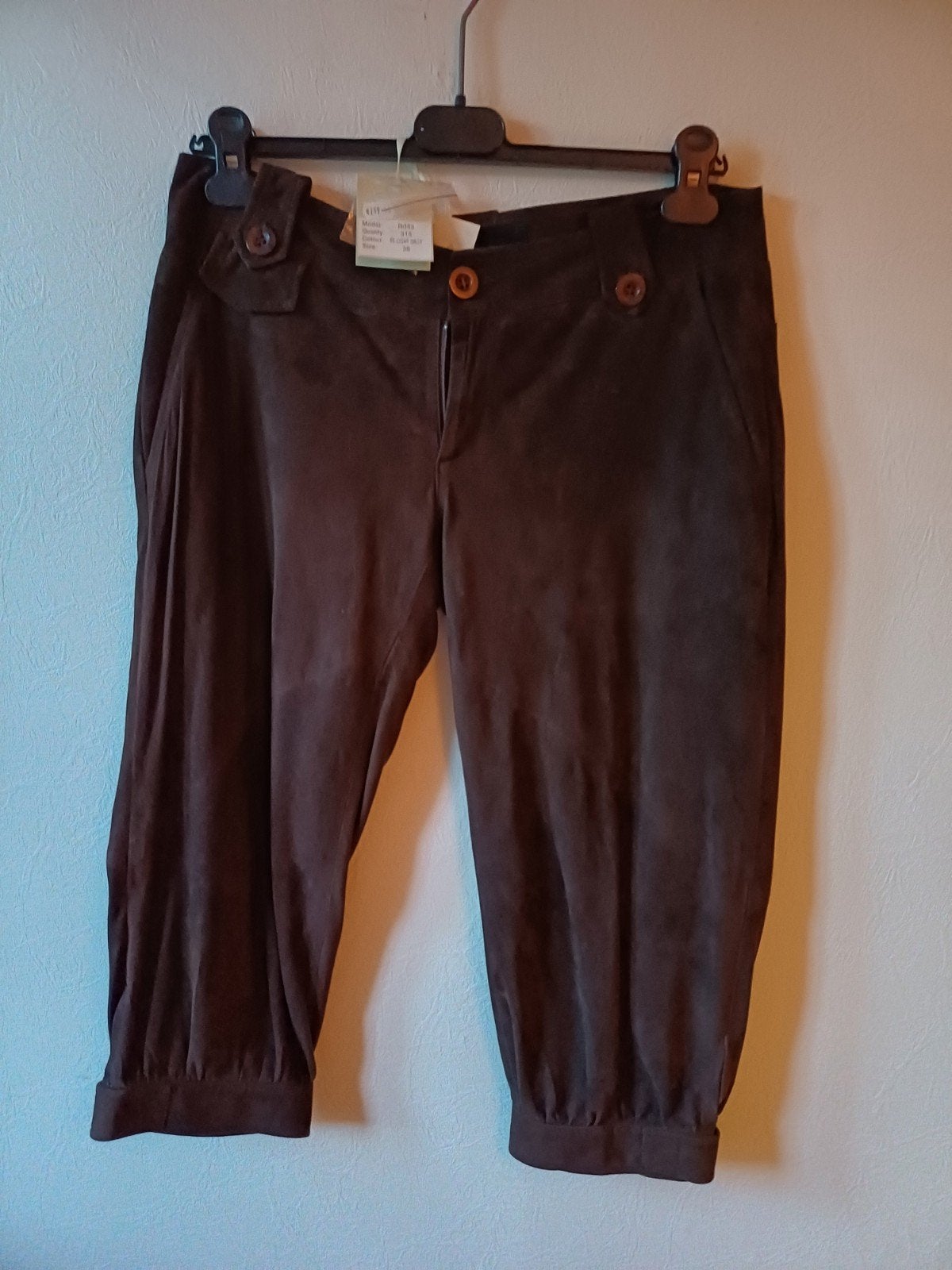 Superzachte suède kniebroek van Stroke, maat 38, Kleding | Dames, Broeken en Pantalons, Verzenden