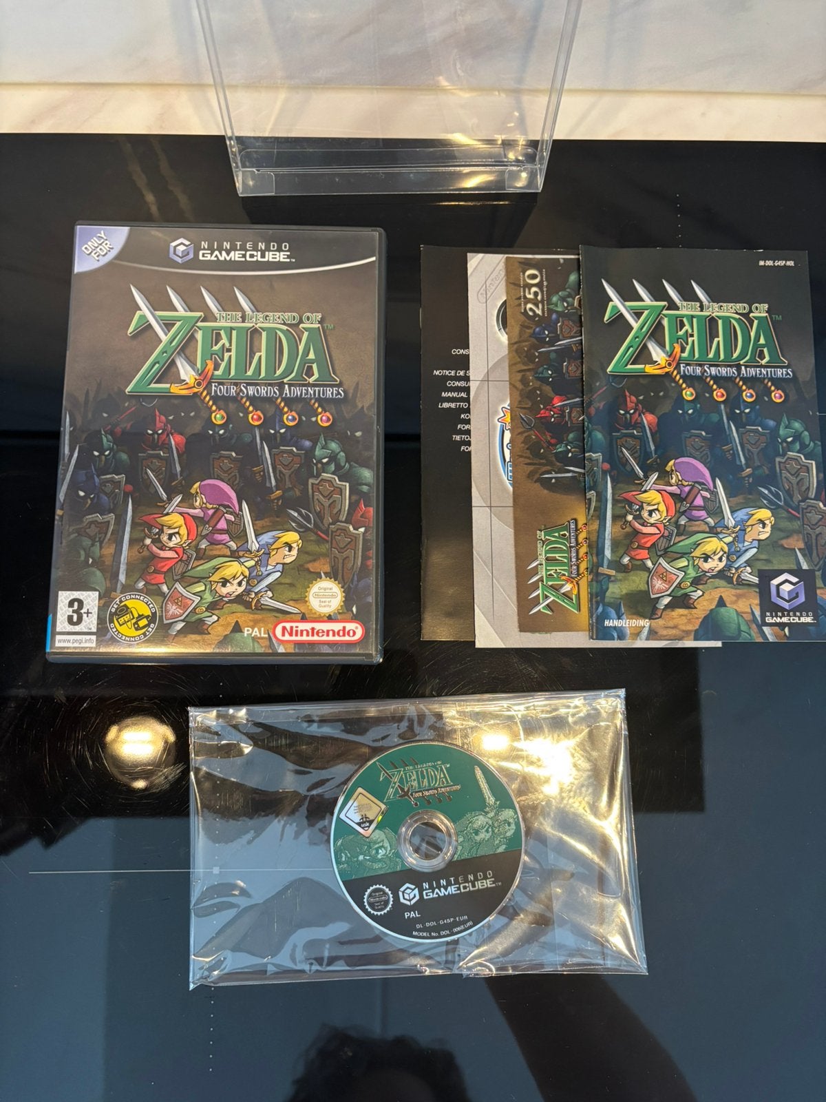 Nintendo Gamecube The Legend of Zelda Four Swords, Avontuur en Actie, Ophalen of Verzenden, Zo goed als nieuw, 3 spelers of meer