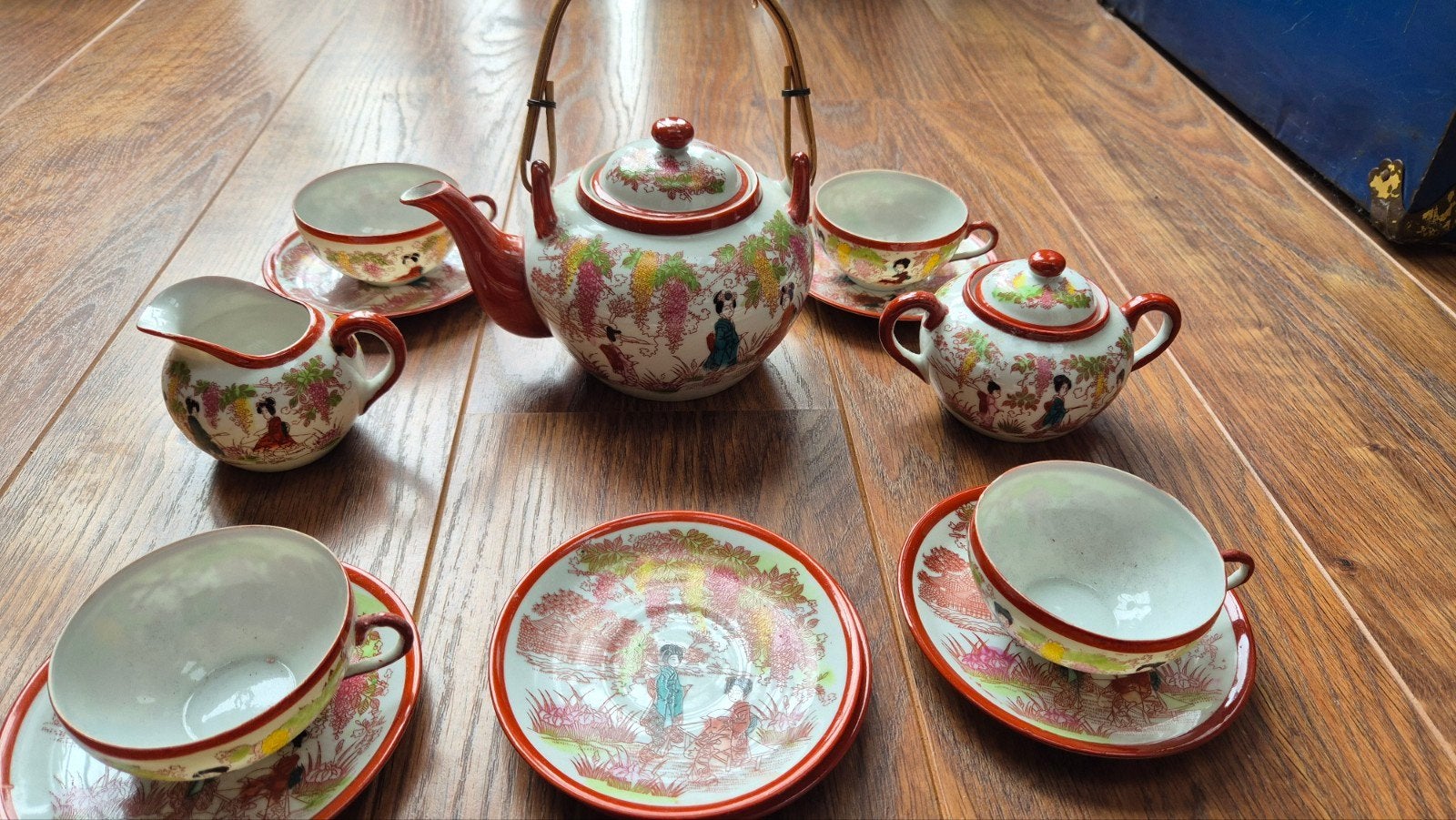 Chinees theeservies, Ophalen, Zo goed als nieuw, Porselein, Kop en/of schotel