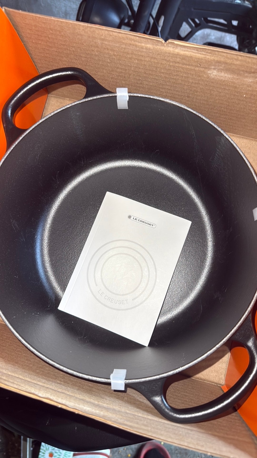 Le creuset pan, Ophalen, Nieuw, Gietijzer, Le Creuset
