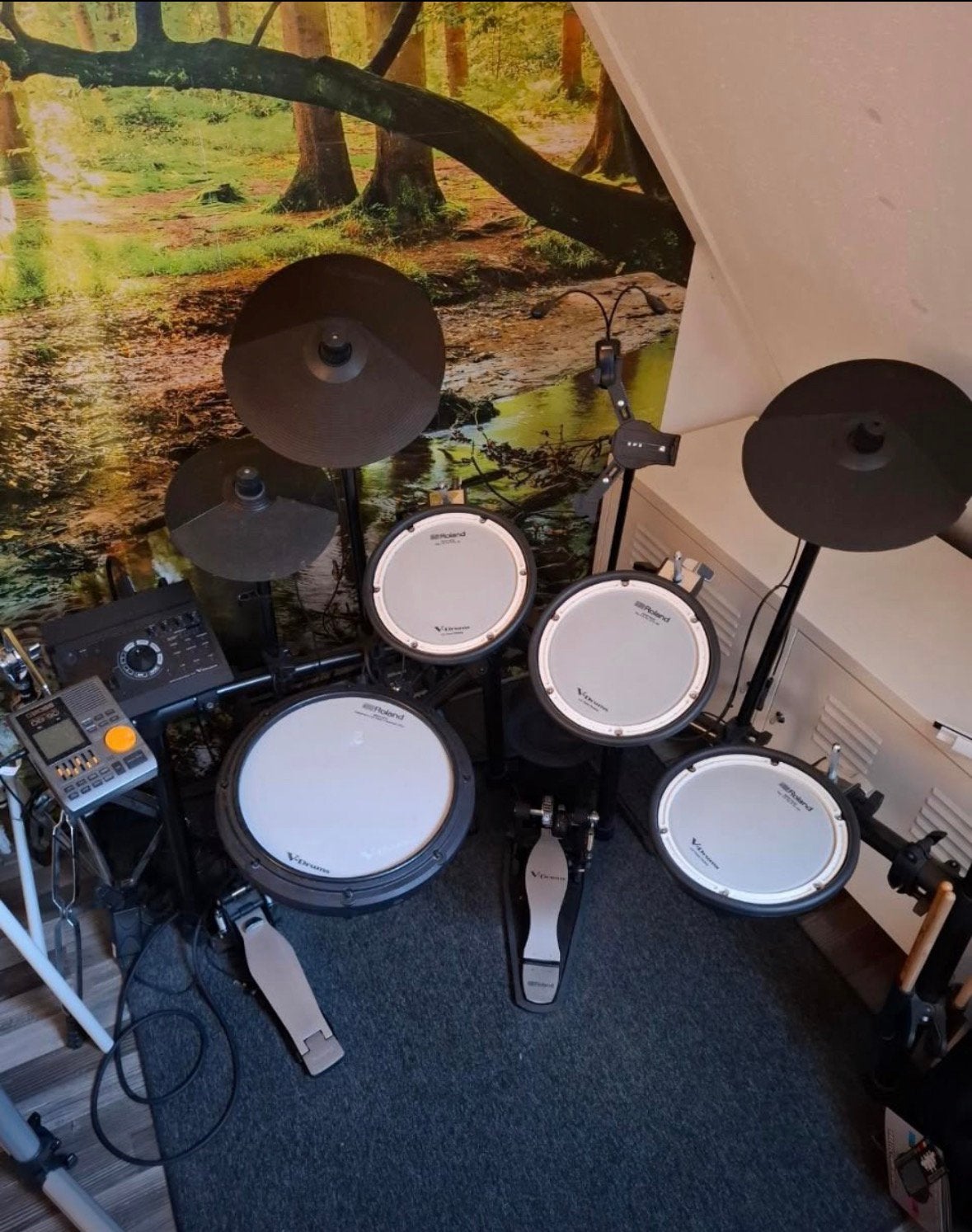 Roland TD-17 Elektronisch drumstel met bluetooth, Muziek en Instrumenten, Ophalen, Zo goed als nieuw, Trommel