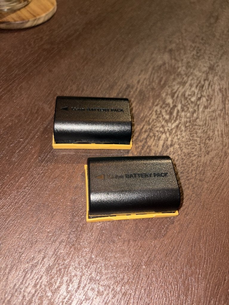 2x de Li-ion LP-E6 Accus voor Canon camera's, Zo goed als nieuw, Overige merken, Canon, Batterij