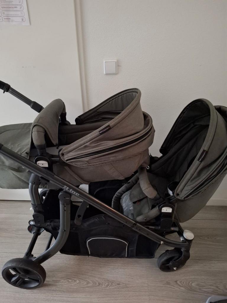 Duowagen X-Line - Zo goed als nieuw voor 2 kinderen, Kinderen en Baby's, Kinderwagens en Combinaties, Duowagen, Zo goed als nieuw
