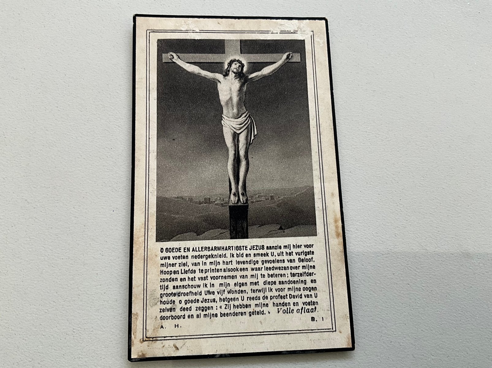 Uniek Antiek Bidprentje (1939) – Emma-Maria Provoost (Watou), Ophalen of Verzenden