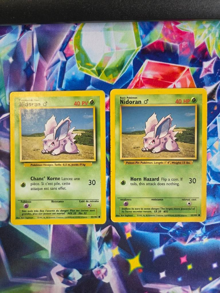 Nidoran 55/102 2x, Ophalen of Verzenden, Zo goed als nieuw