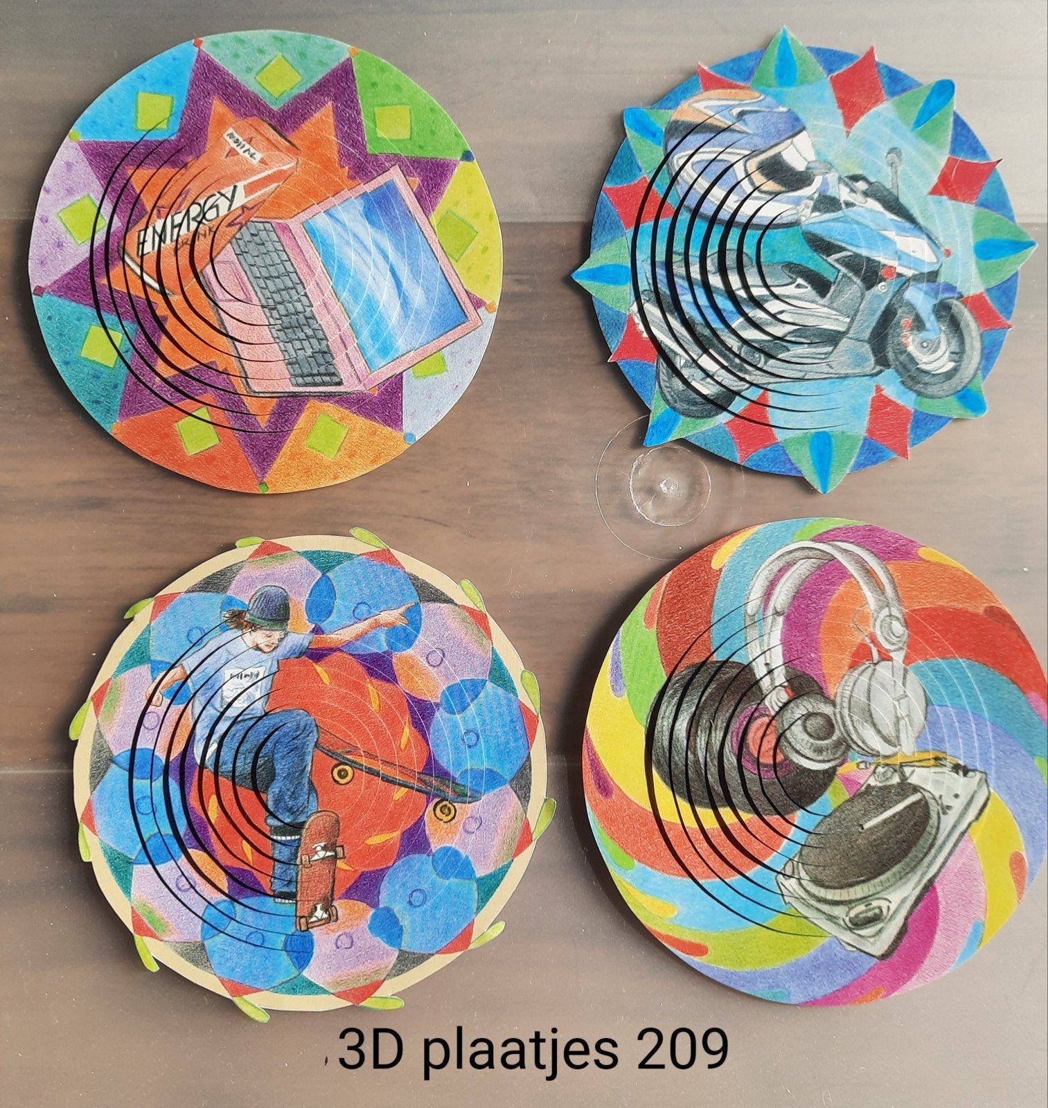 3d Plaatjes 209, Hobby en Vrije tijd, Ophalen of Verzenden, Nieuw, Overige thema's, Knipvel