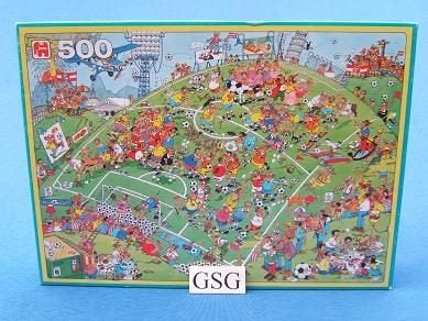 Voetbal 500 st nr. 1539-02, Ophalen, 500 t/m 1500 stukjes, Zo goed als nieuw, Legpuzzel
