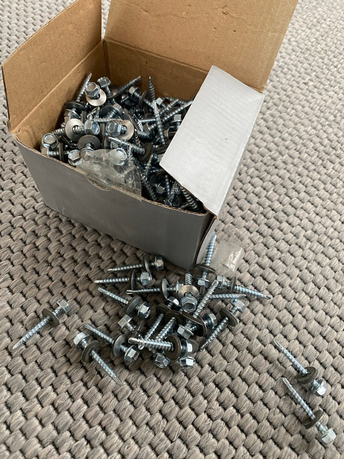 Doosje dakschroeven 4,8 x 35 mm verzinkt, Ophalen of Verzenden, Nieuw, Minder dan 50 mm, Schroeven