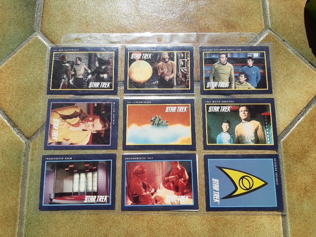 Setje Star Trek Trading Cards 1991, Verzenden, Gebruikt, Meerdere kaarten