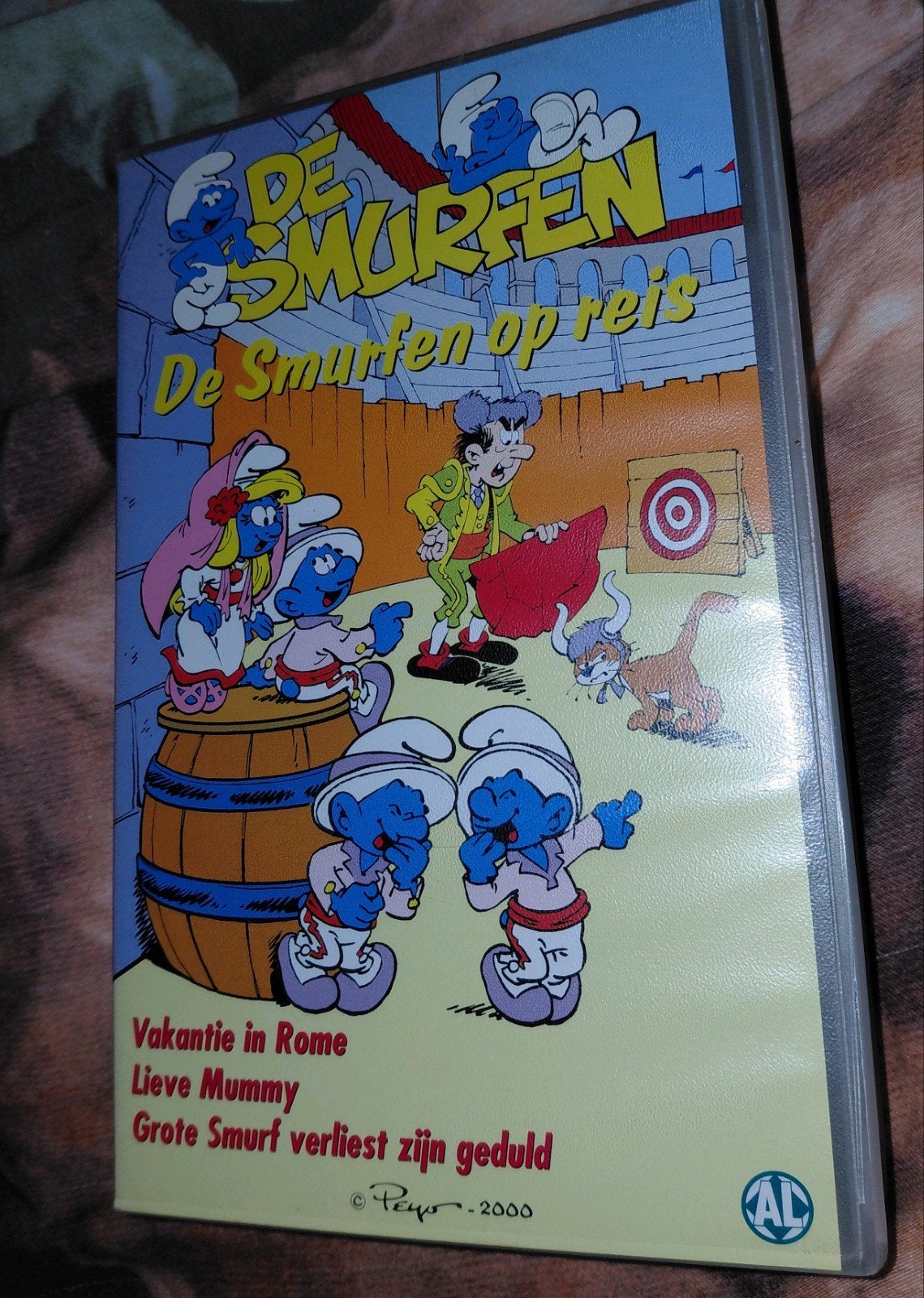 De Smurfen op reis - VHS Videoband Robby's entertainment vhs, Alle leeftijden, Ophalen of Verzenden, Gebruikt, Overige genres