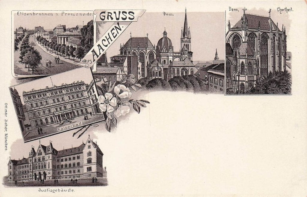 702-164-035 Aachen, Verzenden, Voor 1920, Duitsland