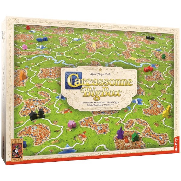 Carcassonne Big Box 4 Bordspel 999 Games Nieuw, Hobby en Vrije tijd, Gezelschapsspellen | Bordspellen, 999 Games, Nieuw, Ophalen of Verzenden