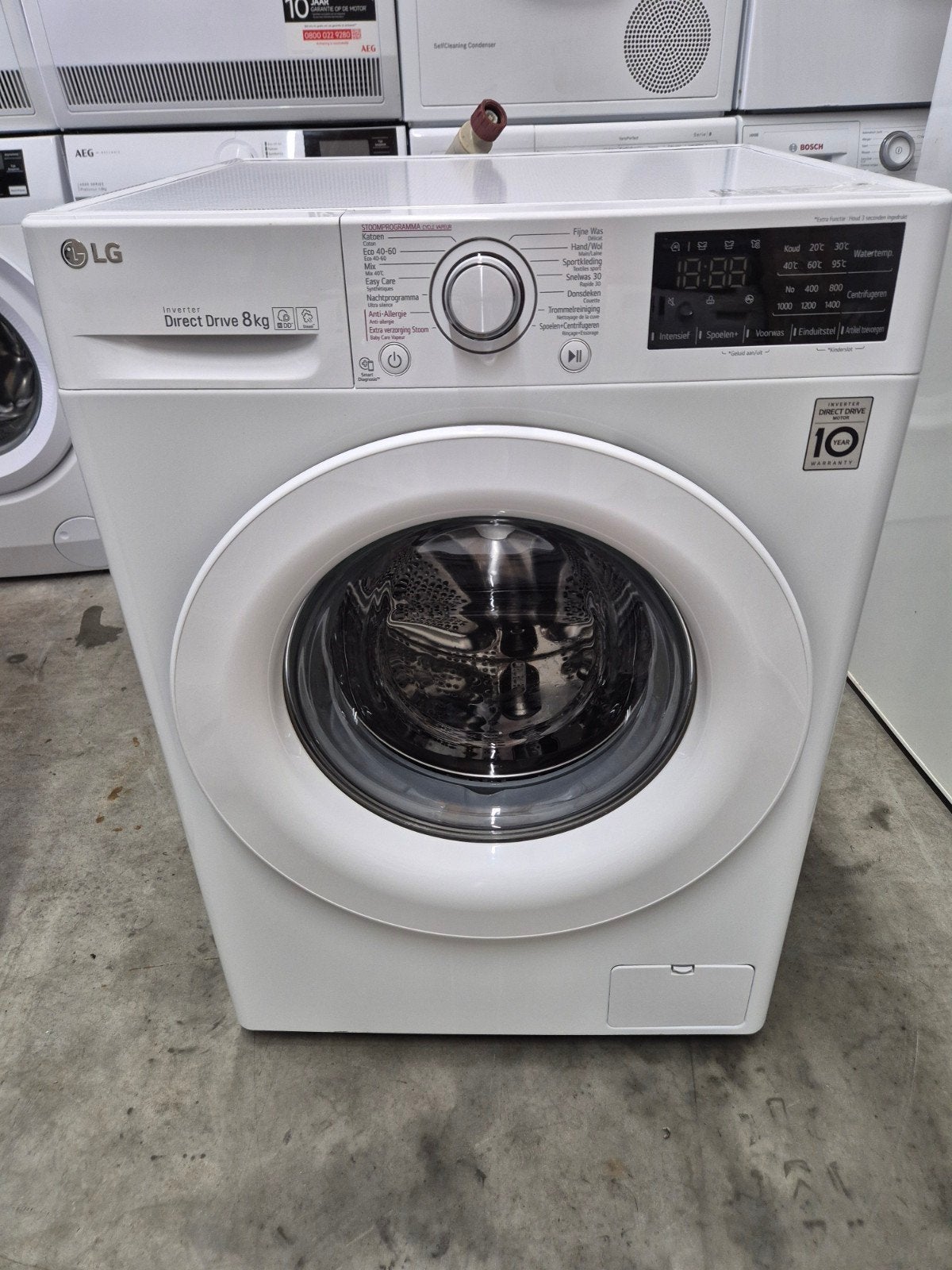 LG Direct Drive 8kg Wasmachine - Zo goed als nieuw, Witgoed en Apparatuur, Wasmachines, Ophalen, 1200 tot 1600 toeren, 8 tot 10 kg