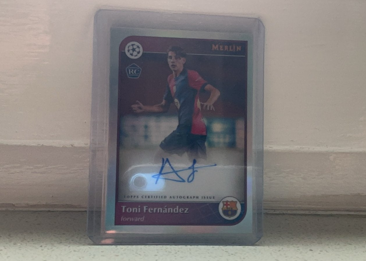 Topps Merlin 24/25 Toni Fernandez Rookie Autograph, Ophalen of Verzenden, Zo goed als nieuw