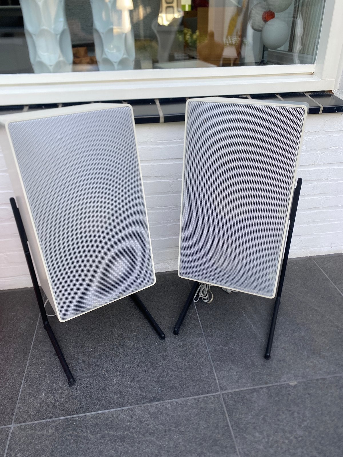 Super set vintage Braun luidsprekers., Ophalen, Zo goed als nieuw, Minder dan 60 watt, Overige merken