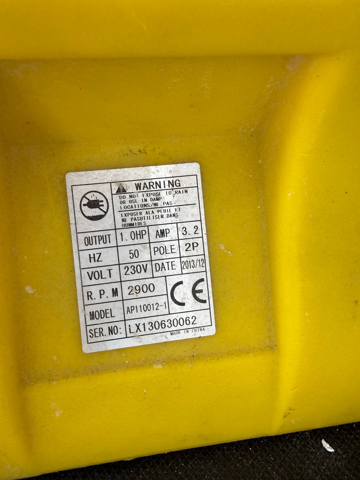 DRYFAST stofafzuiger  AP110012, Ophalen, Gebruikt, Overige