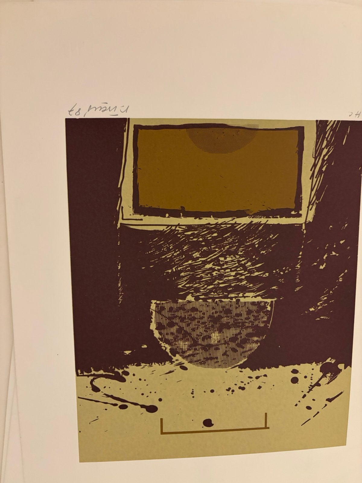Renaat Ivens–originele gesigneerde litho-Belgische grafiek, Antiek en Kunst, Kunst | Litho's en Zeefdrukken, Ophalen