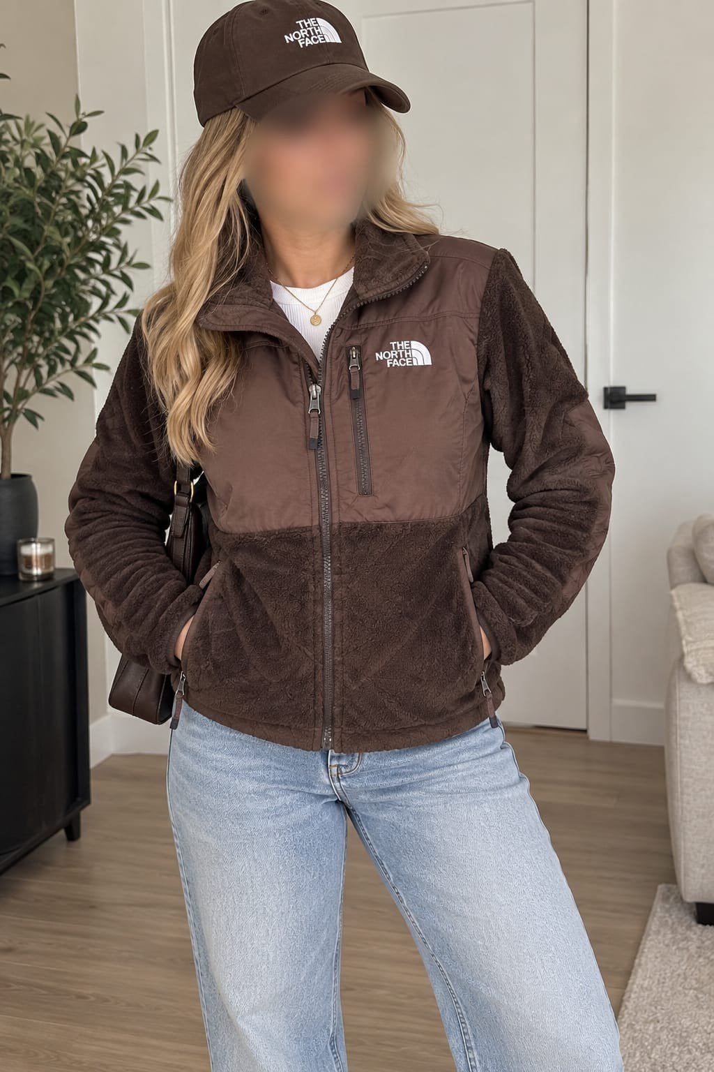 Vintage The North Face Polartec Fleece Dames M Bruin, Maat 38/40 (M), Bruin, Ophalen of Verzenden, The North Face