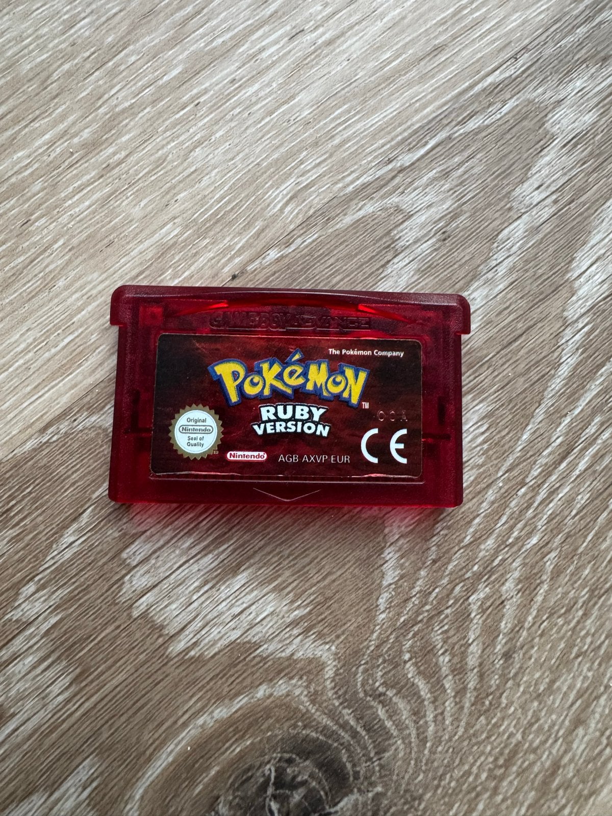 Pokémon Ruby Version Game Boy Advance (GBA) cartridge, 1 speler, Ophalen of Verzenden, Zo goed als nieuw, Role Playing Game (Rpg)