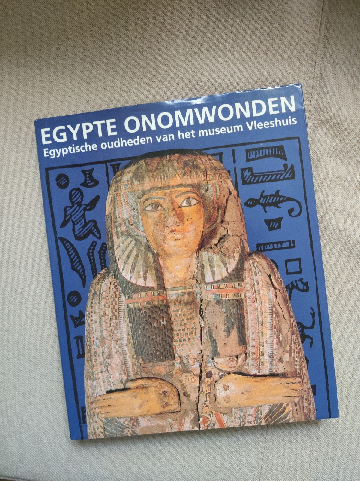 Egypte Onomwonden: Egyptische oudheden museum Vleeshuishuis, Boeken, Ophalen of Verzenden, Zo goed als nieuw, Overige onderwerpen
