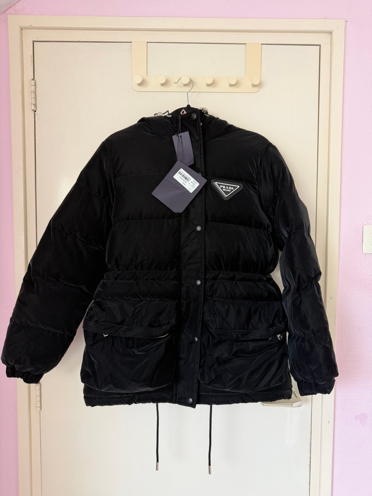 Prada winterjas dames maat S, Ophalen of Verzenden, Nieuw, Maat 38/40 (M), Zwart
