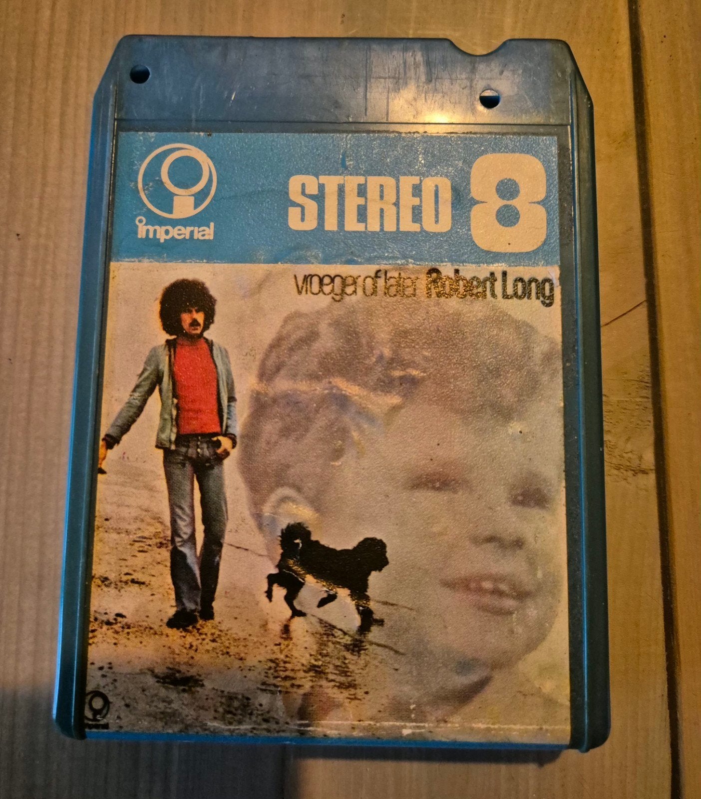 Robert Long - Vroeger of Later - Stereo 8-track tape, Gebruikt, 1 bandje, Ophalen of Verzenden, Origineel