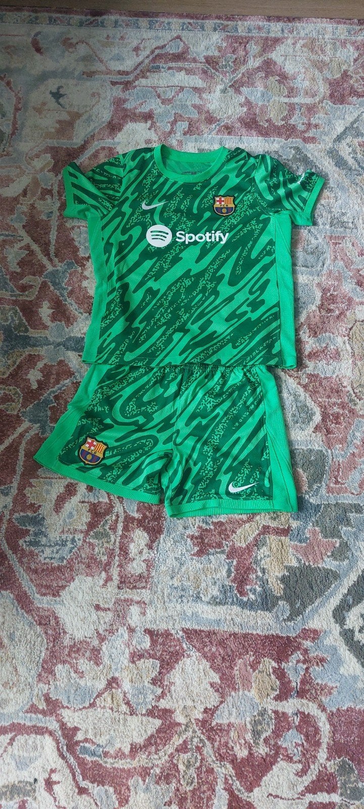 Fc barcelona shirt van keeper zo goed als nieuw, Maat XS of kleiner, Ophalen of Verzenden, Zo goed als nieuw, Shirt
