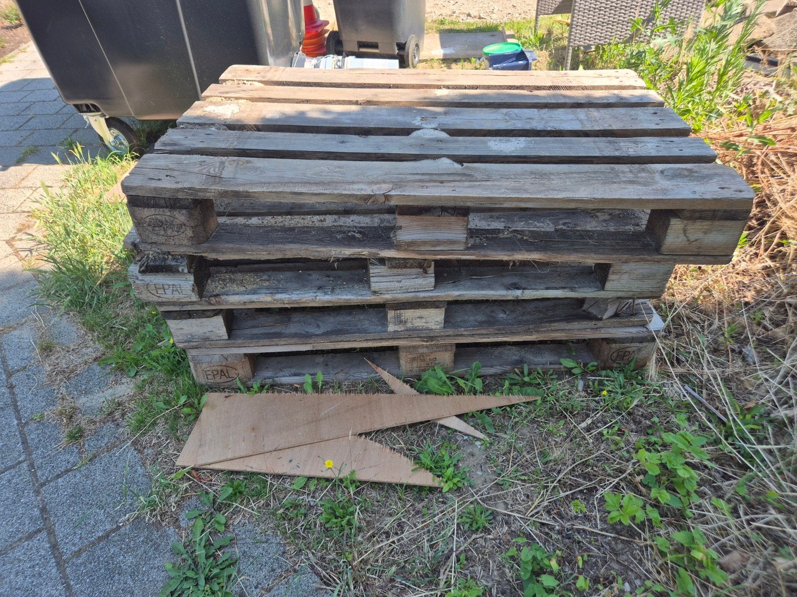 Gebruikte Europallets - Ideaal voor diverse projecten, Doe-het-zelf en Verbouw, Hout en Planken, Ophalen