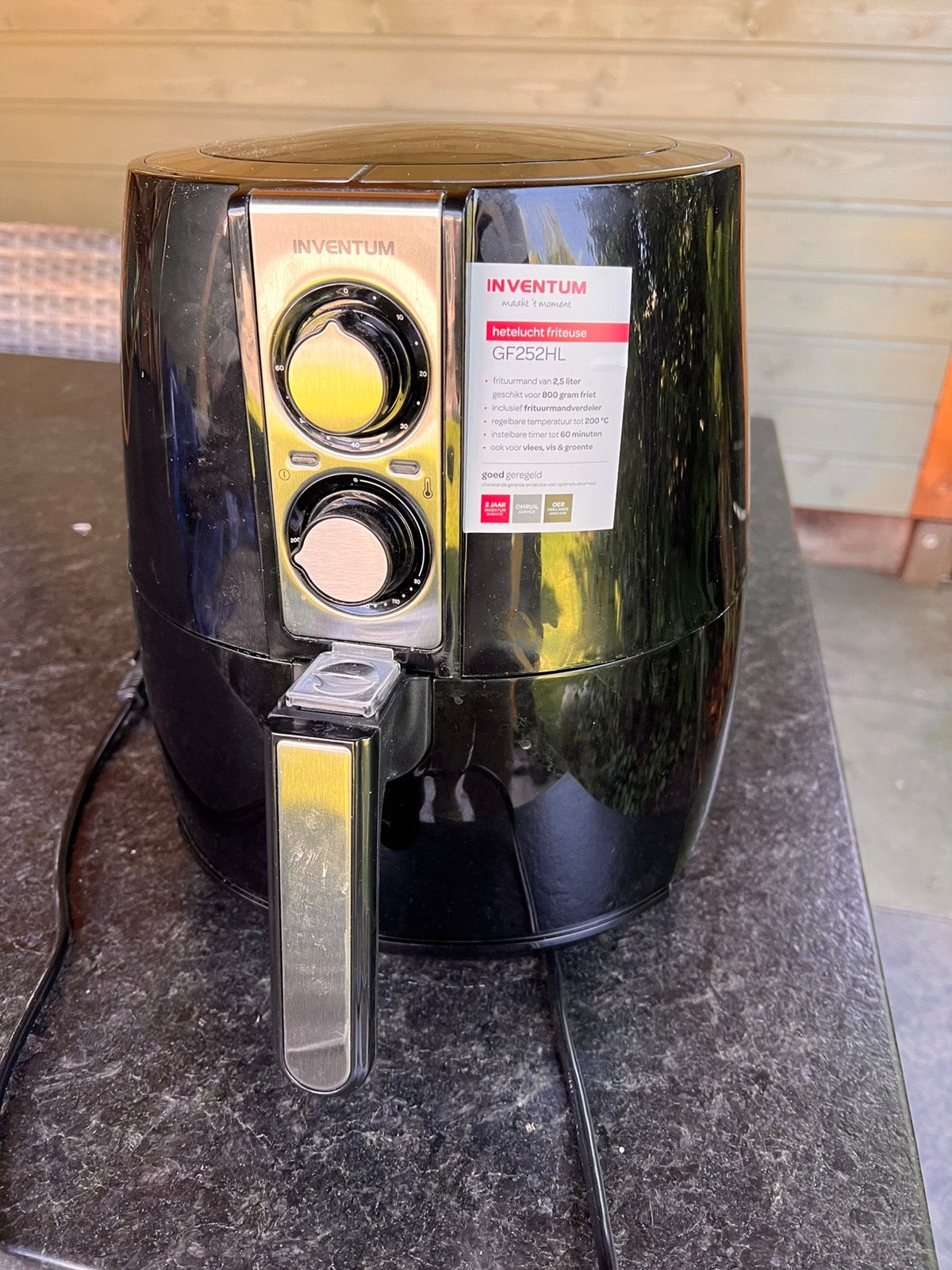 Hetelucht friteuse Inventum airfryer zgn, Ophalen, Zo goed als nieuw, Airfryer