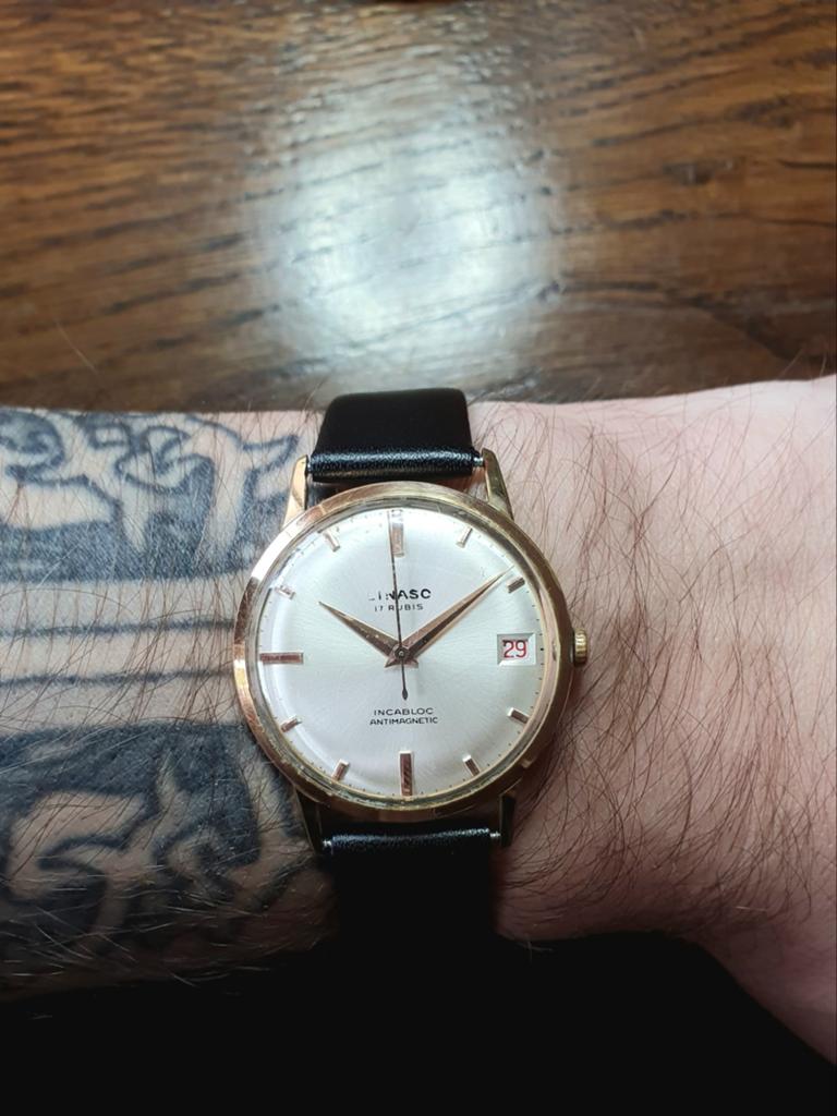 Vintage mechanical watch, Sieraden, Tassen en Uiterlijk, Horloges | Antiek, Ophalen of Verzenden, Overige merken