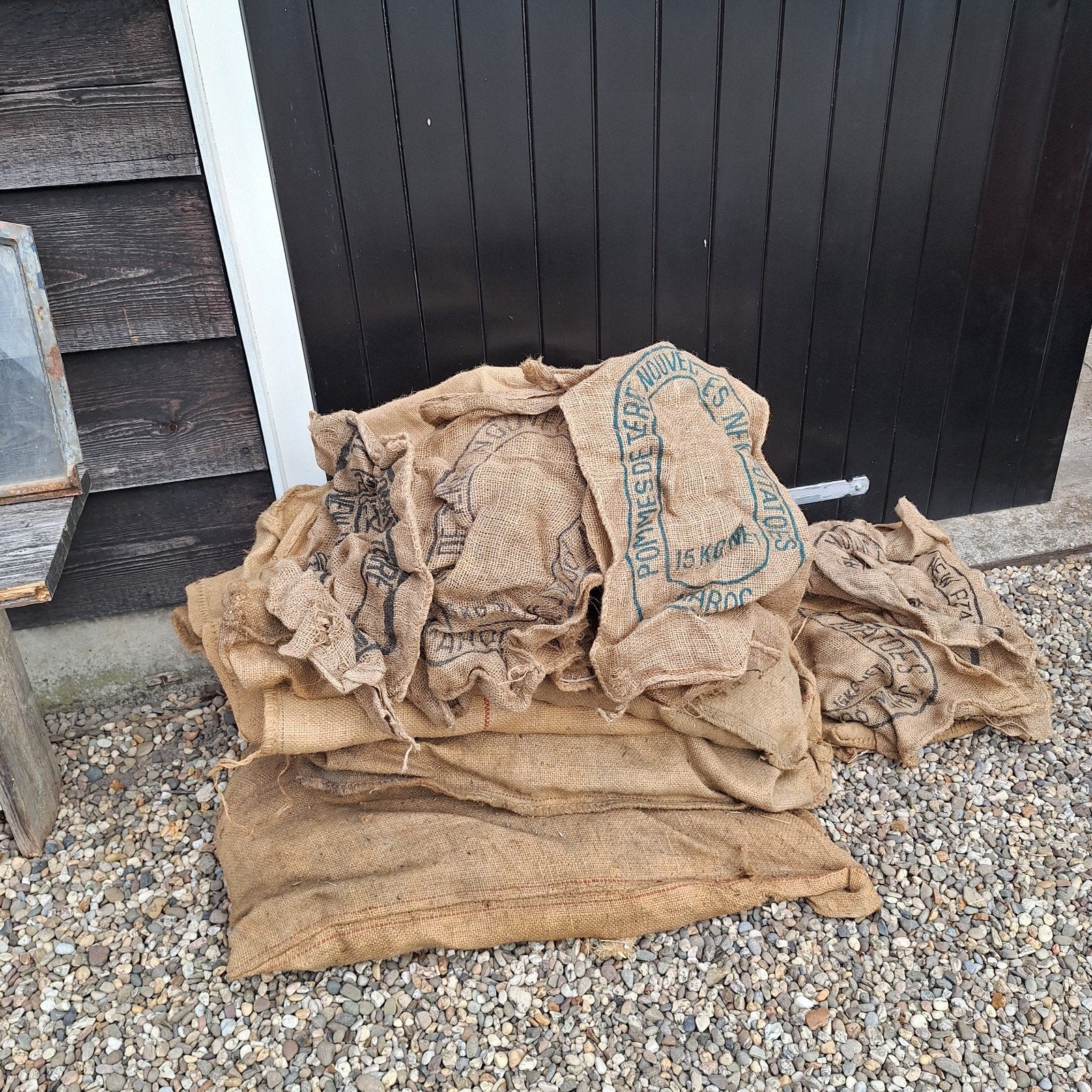 Jute zakken, Minder dan 3 m³, Ophalen
