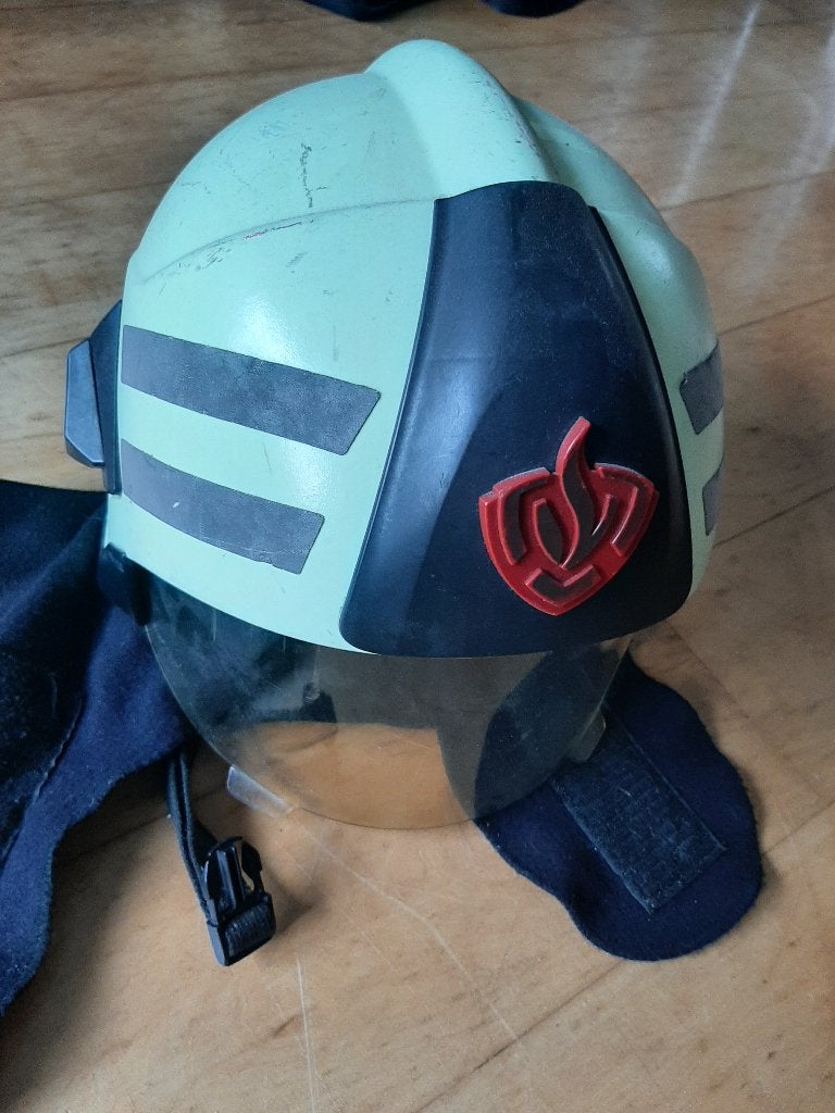 Drager schuberth Brandweerhelm brandweer helm dräger, Bergen NH, Overige soorten, Ophalen of Verzenden, Dräger