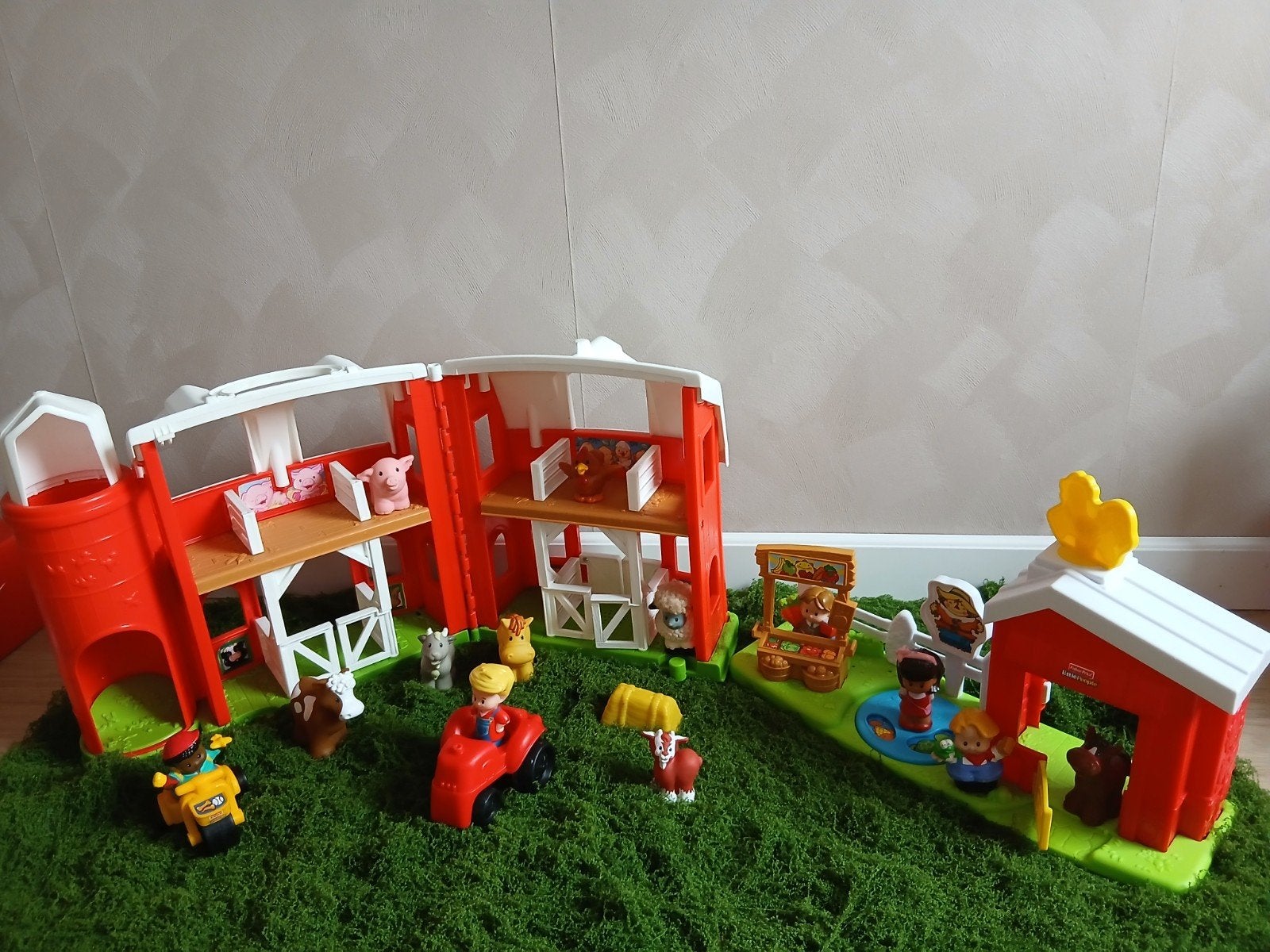 boerderij met set little people, Ophalen of Verzenden, Gebruikt, Speelset