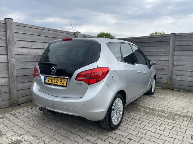 Opel Meriva 1.4 Turbo Design Edition Automaat-Trekhaak-Airco, Auto's, Opel, Stof, Gebruikt, Euro 6, 4 cilinders
