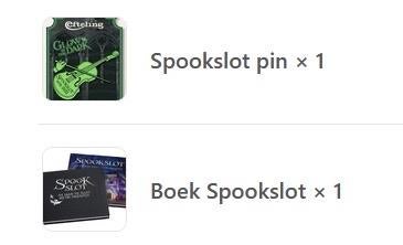 Efteling Spookslot Boek & Pin - Ongeopend, Ophalen of Verzenden, Nieuw, Button of Speldje