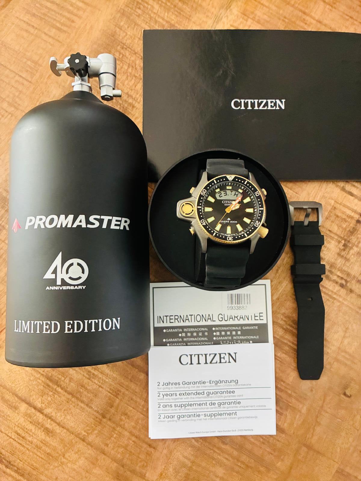 Citizen promaster 40 Anniversary Limited Edition, Ophalen of Verzenden, Nieuw, Staal, Citizen