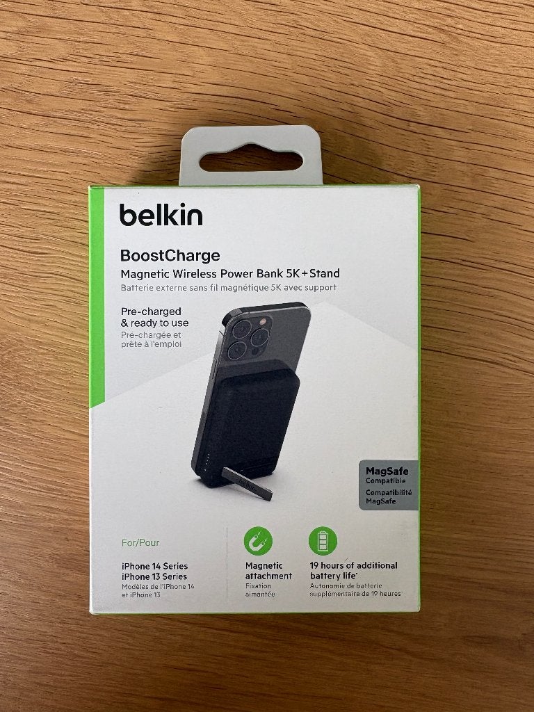 Belkin BoostCharge magnetische powerbank, Ophalen of Verzenden, Gebruikt, Belkin