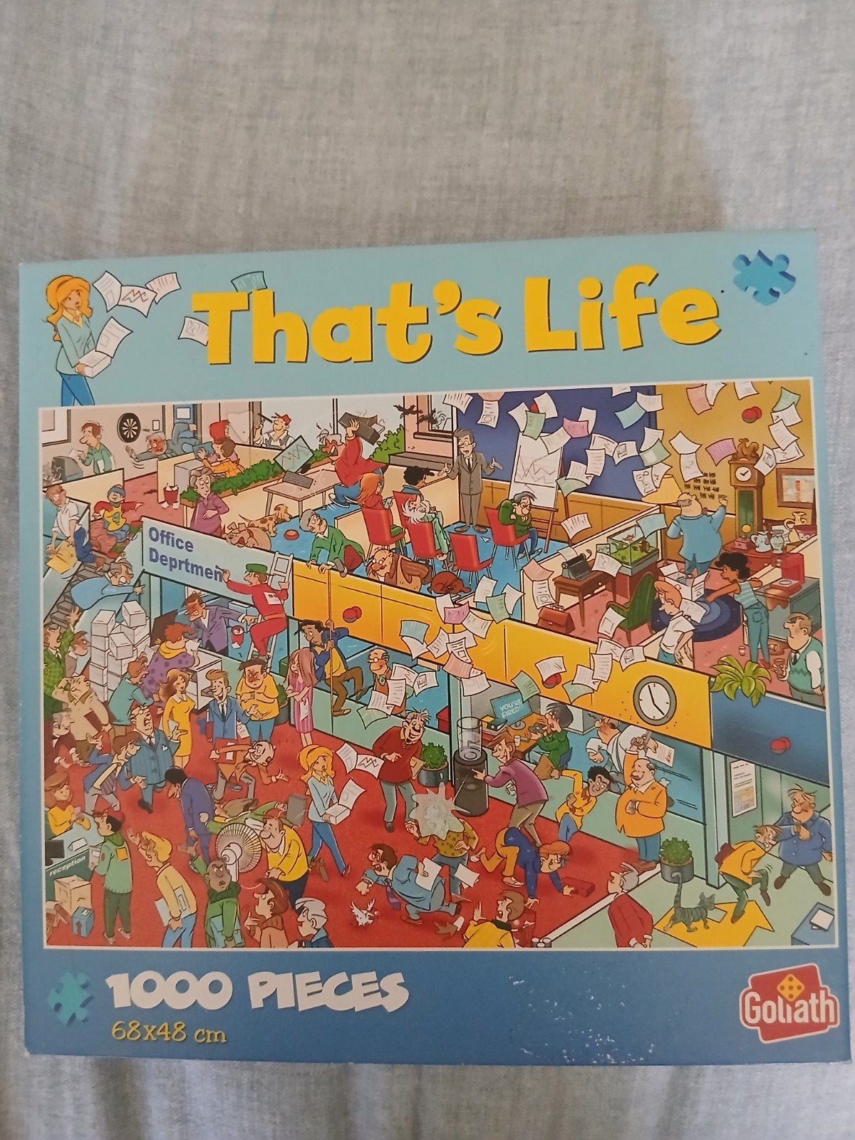 Goliath That's Life Legpuzzel 1000 Stukjes Kantoor, Ophalen of Verzenden, 500 t/m 1500 stukjes, Gebruikt, Legpuzzel