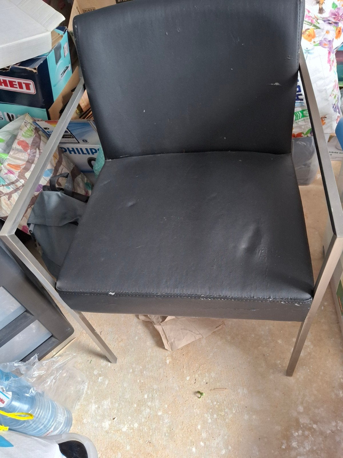 Vintage design fauteuil., Ophalen, Gebruikt, Vintage, 50 tot 75 cm