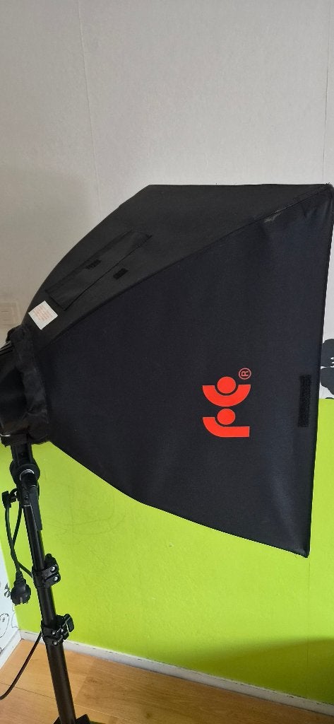 Falcon Eyes LHD-B628 Lamp Houder Kit met Softbox, Lamp of Flitsset, Falcon Eyes, Ophalen of Verzenden, Zo goed als nieuw