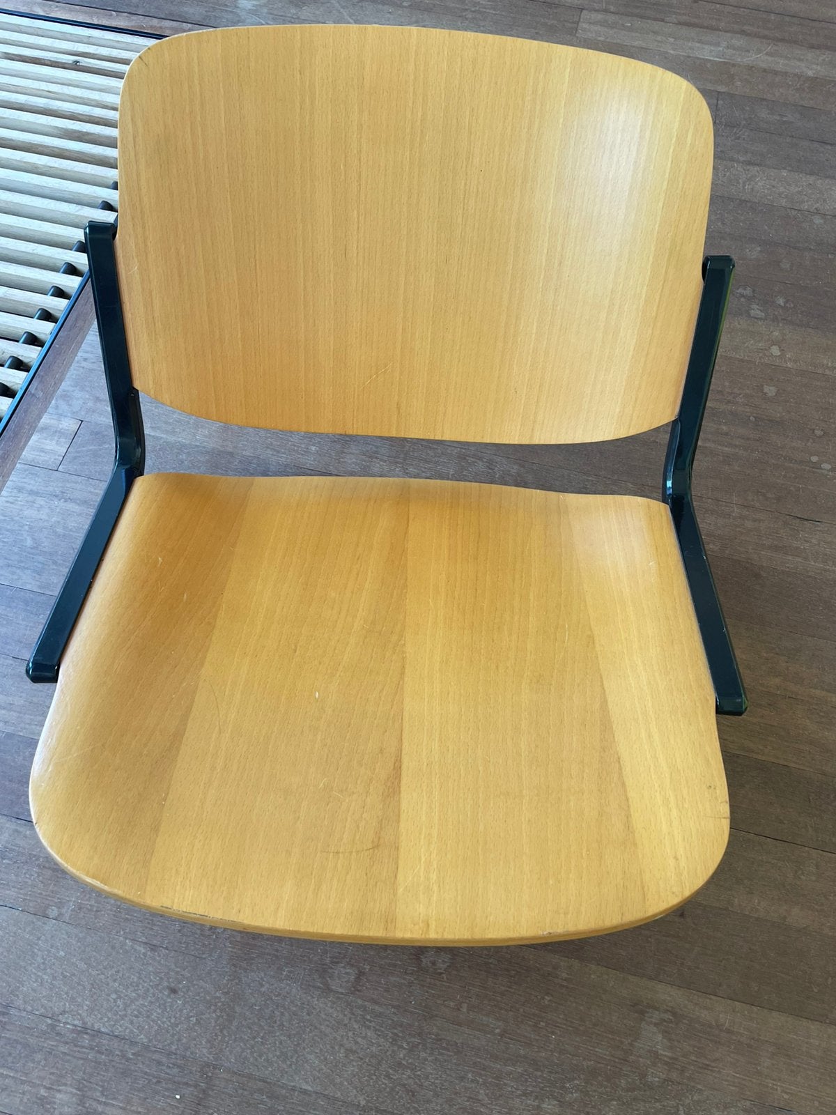 Castelli wachtkamerstoelen, Huis en Inrichting, Ophalen, Gebruikt, Bruin, Vintage italiaans Castelli